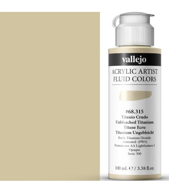Acrilic Artist Fluid 100 ml Titanio Crudo