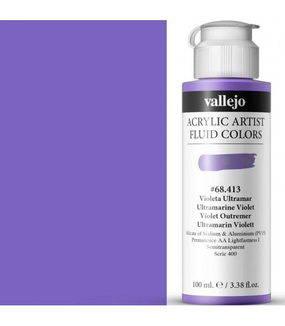 Acrilic Artist Fluid 100 ml Violeta Ultramar