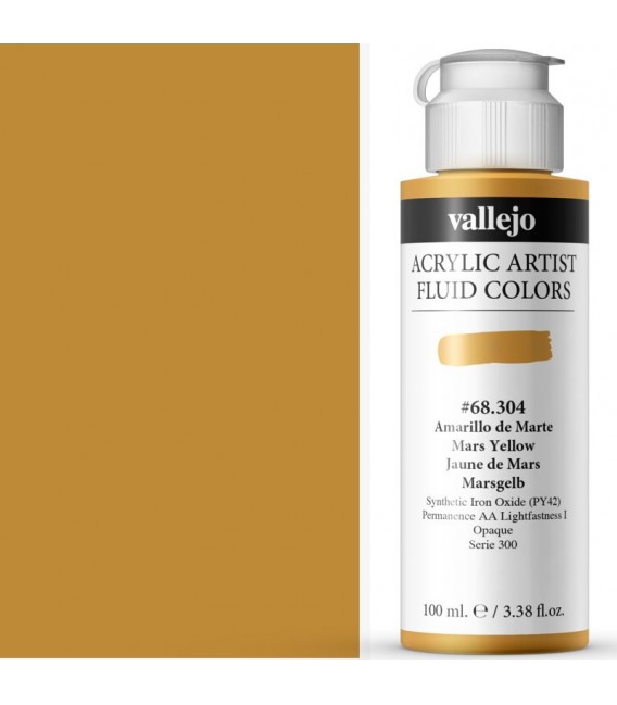 Acrilic Artist Fluid 100 ml Amarillo de Marte 