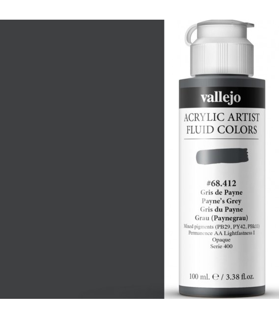 Acrilic Artist Fluid 100 ml Gris de Payne