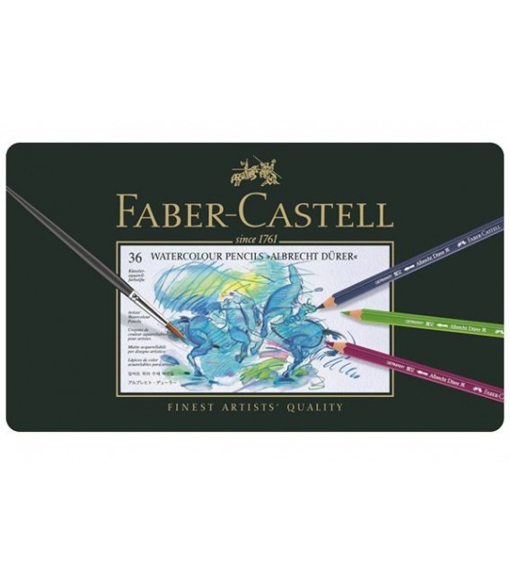 c) Caixa metal 36 lapis aquarelavel Albrecht Durer