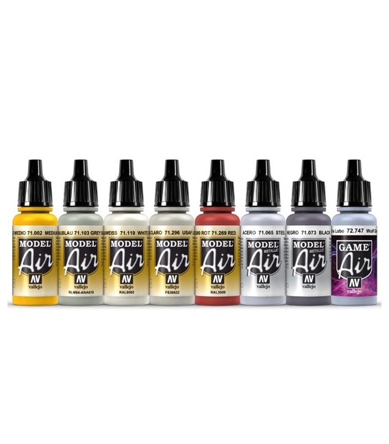 Set Vallejo Model Air 8 u. (17 ml.) Star Fighters Colors