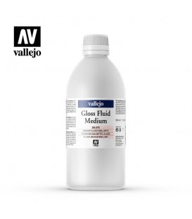 Gloss fluid medium Vallejo 500 ml.