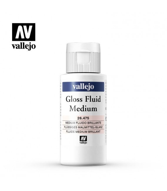 Fluide medium brillant Vallejo 60 ml.