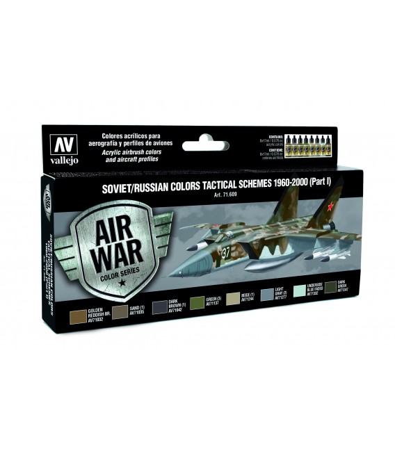 71609 Set Vallejo Model Air 8 u. (17 ml.) Soviet/Russian Tactical I