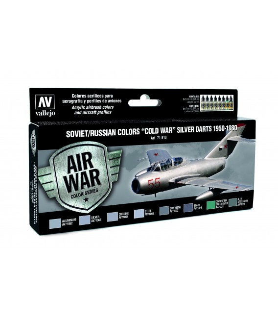 71610 Set Vallejo Model Air 8 u. (17 ml.) Soviet/Russian Cold War