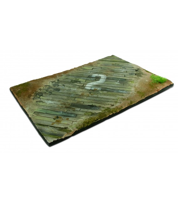 SC102 Wooden airfield surface Scenics Diorama Bases 31 x 21