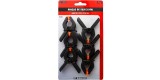 6 Pcs. Small Securing Clamps Set 60 mm