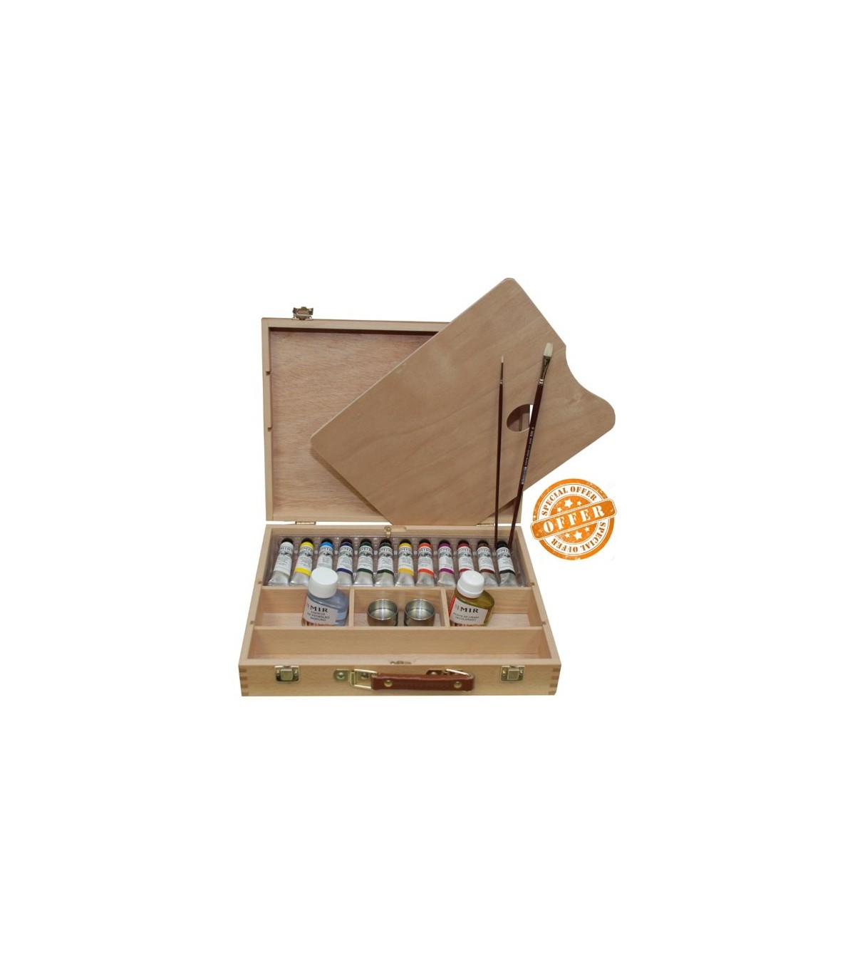 Oil paint color wood set Mir Academia
