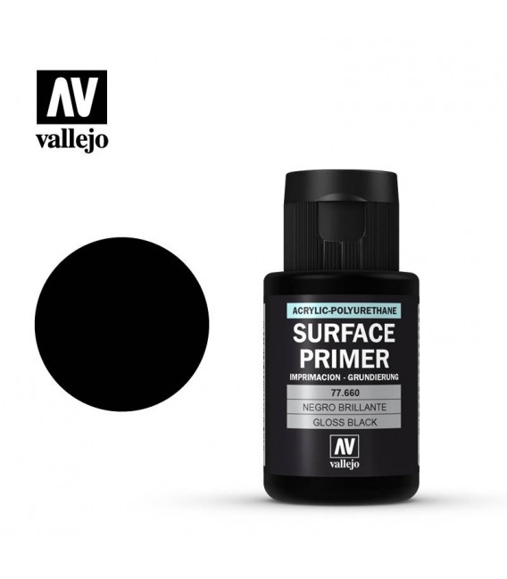 77.660 Gloss Black Primer Metal Color 32 ml.