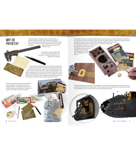 AK245 Photoetched parts. Learning Series 07 - Castellano