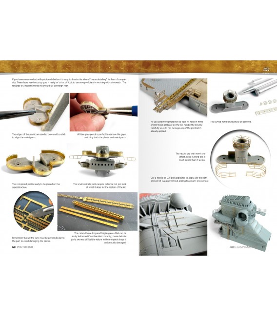 AK245 Photoetched parts. Learning Series 07 - Castellano