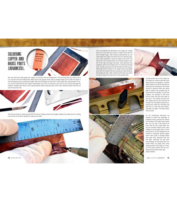 AK245 Photoetched parts. Learning Series 07 - Castellano