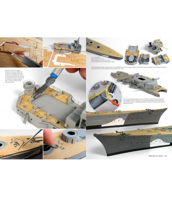 AK250 Modelling Full Ahead 3 Bismarck and Tirpitz - Castellano