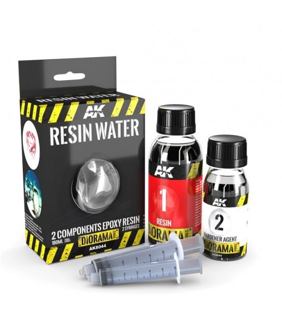 AK8044 Resin Water 2 Components Epoxy Resin 180 ml