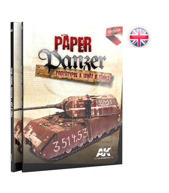 AK246 Paper Panzer: Prototypes & What If tanks - English