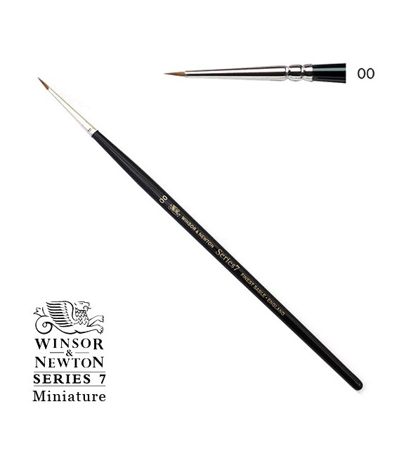 Pincel Winsor & Newton Series 7 Miniature pêlo de Marta Kolinsky 2/0