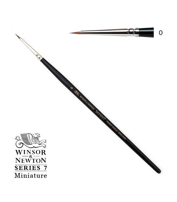 Pinzell Winsor & Newton Series 7 Miniature Pèl de Marta Kolinsky 0