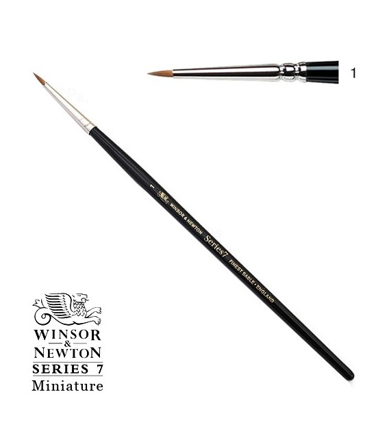 Pinzell Winsor & Newton Series 7 Miniature Pèl de Marta Kolinsky 1