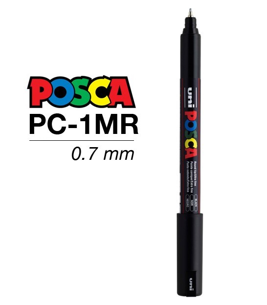 posca pens on leather