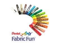 pasteles textiles Pentel Fabric Fun