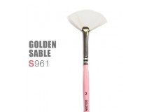 Synthetic brush FAN-Golden Sable