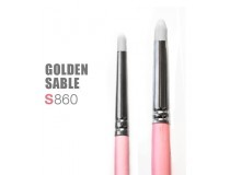 Synthetic hard brush FABRIC ROUND-Golden Sable