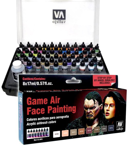 Paint sets for painting models and miniatures Vallejo