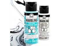 pintura acrilica FolkArt Marbling - Marmoleado