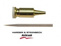 nozzles and needles for Harder & Steenbeck airbrushes