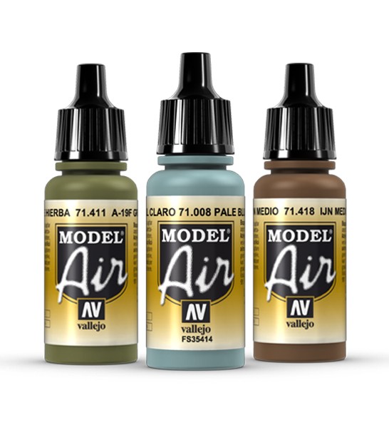 Airbrush Acrylic colors Vallejo Model Air 17ml.