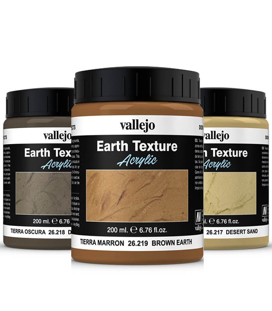 AV Vallejo 26219 Diorama Effects Surface Textures Brown Earth 200ml