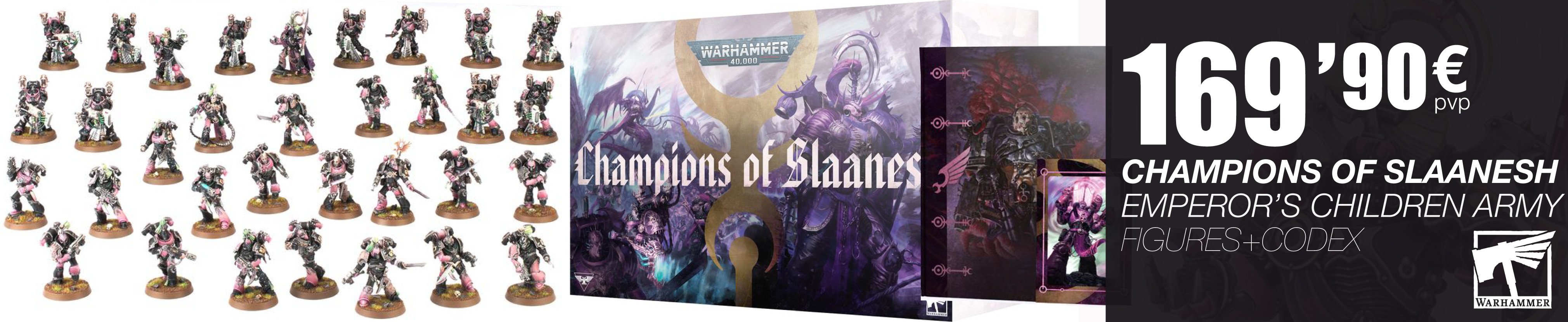 Champions of Slaanesh – Emperor's Children Army Set Warhammer 40K 